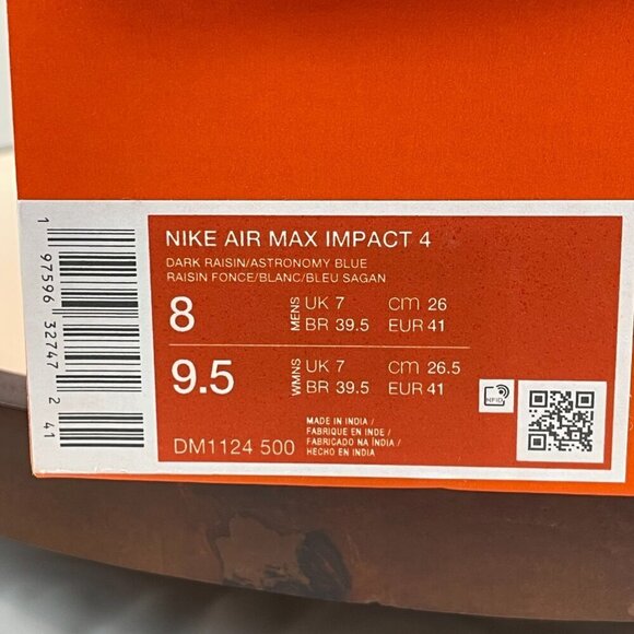 NIB Nike Air Max Impact 4 Men\'s Size 8 main image 3